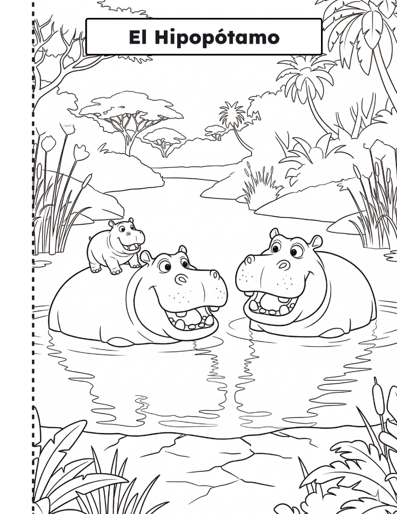 Interior del libro Simian Kids: ficha de animal con código QR